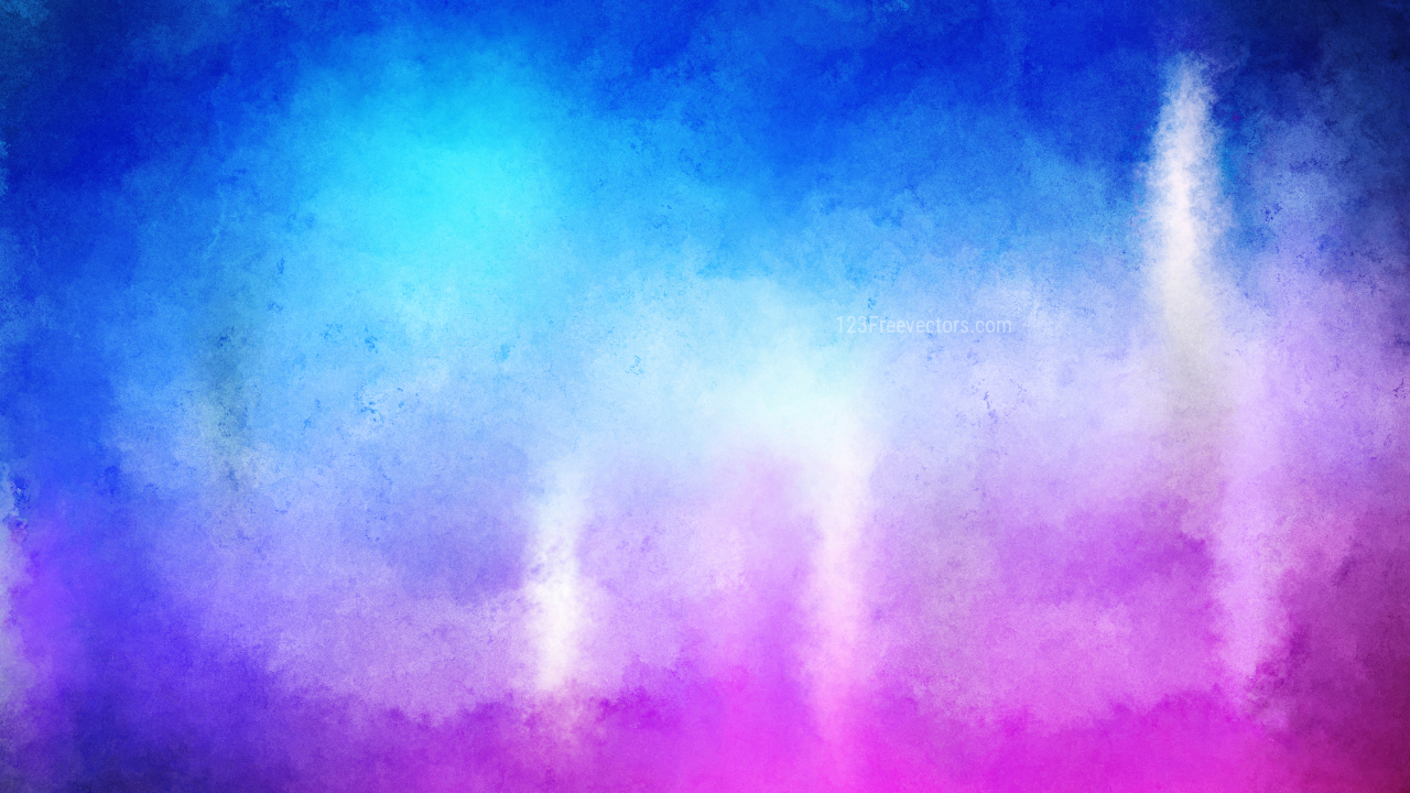 Blue Purple and White Watercolor Background