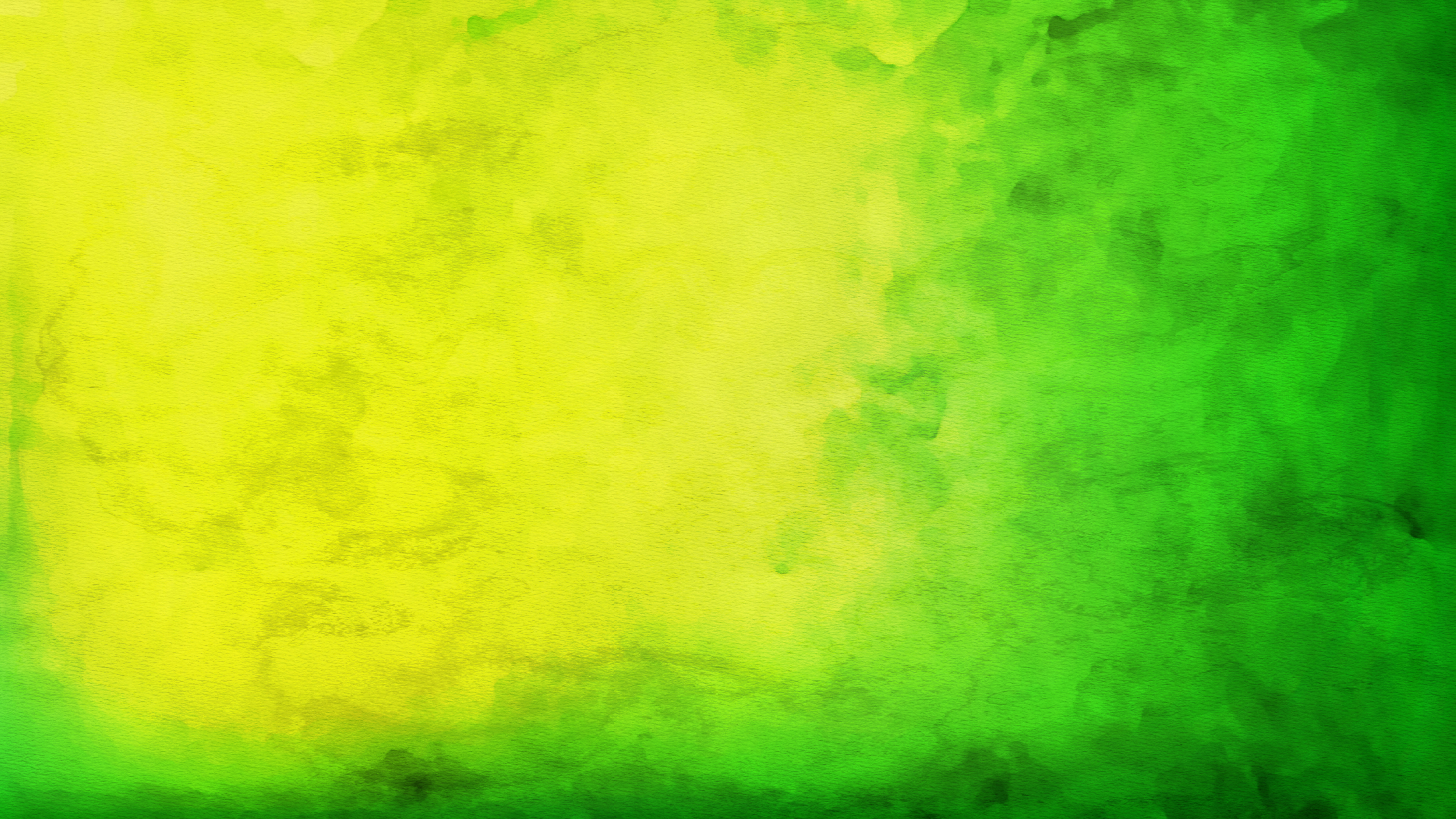 Free Green and Yellow Watercolor Texture Background Image