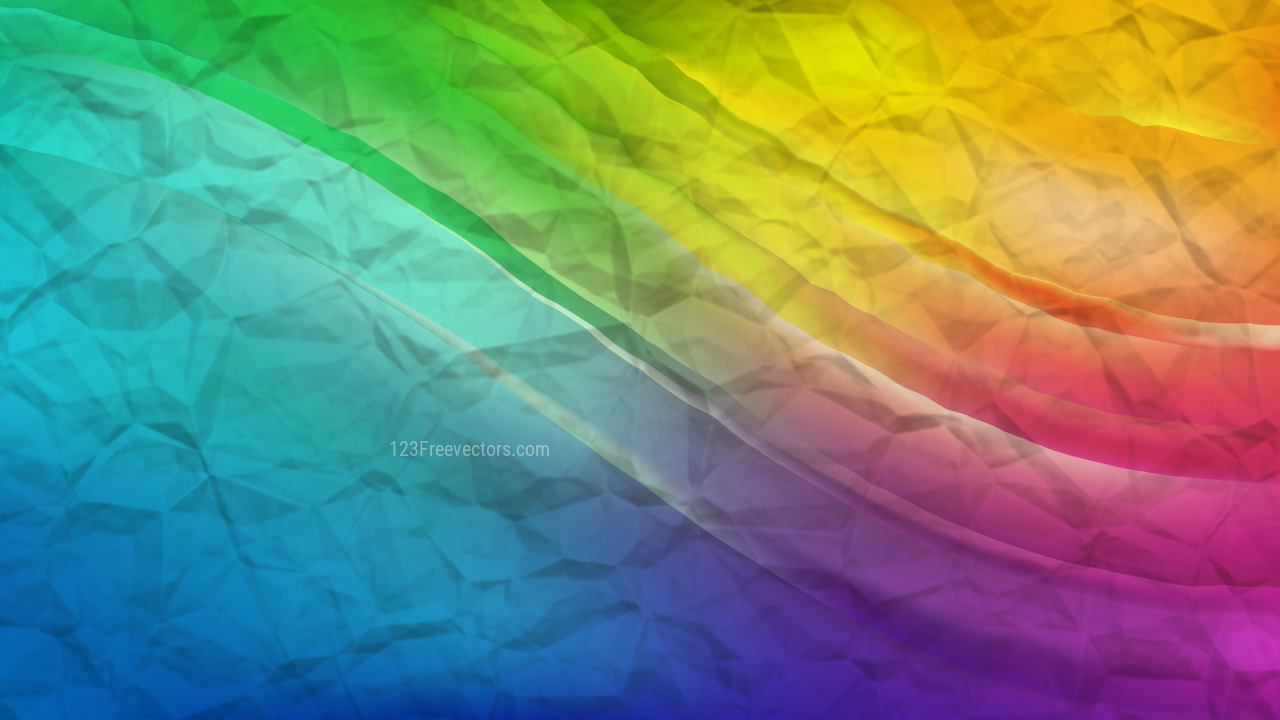 Colorful Crumpled Paper Background Image