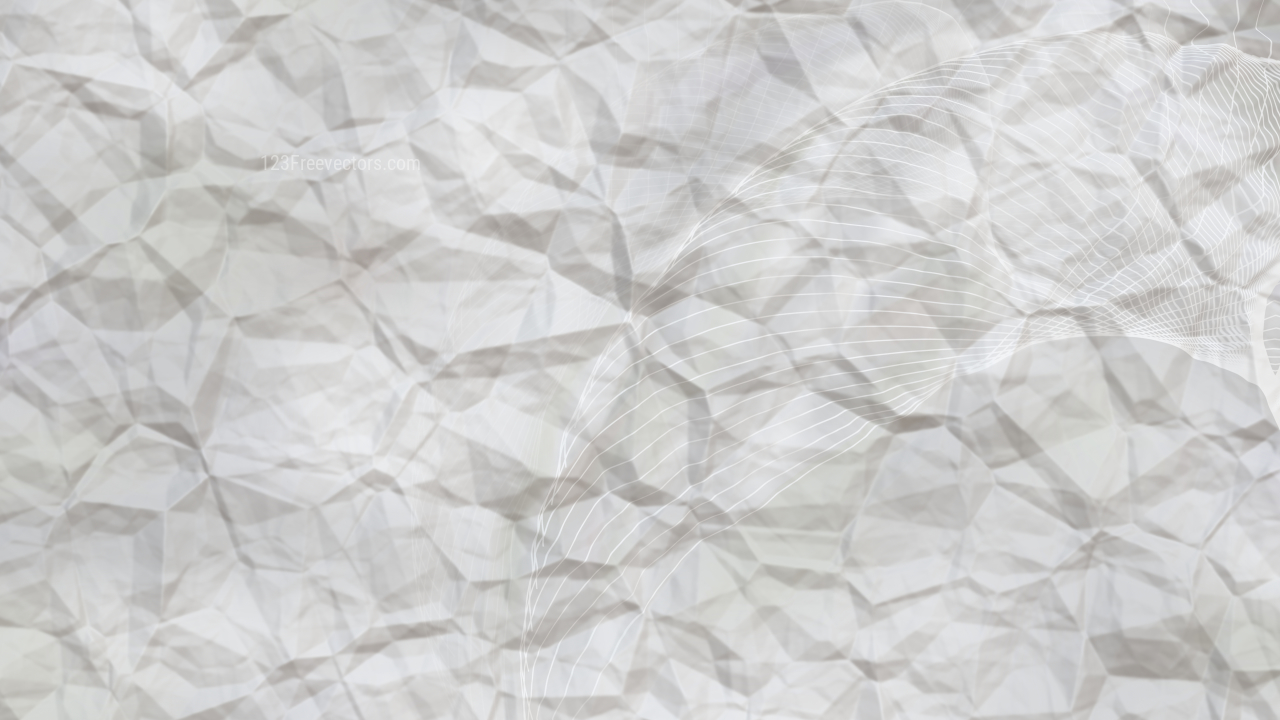 Light Grey Wrinkled Paper Background