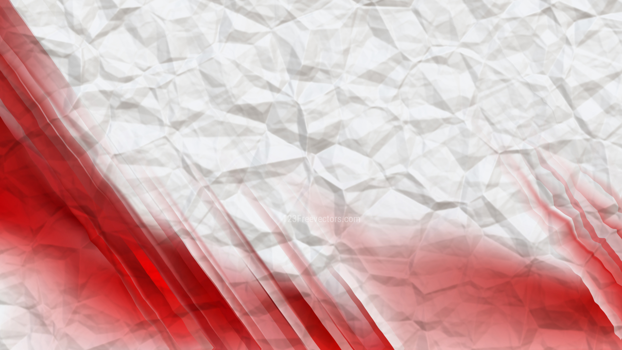 Red and White Wrinkled Paper Background