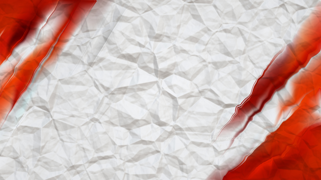 Red and White Wrinkled Paper Background