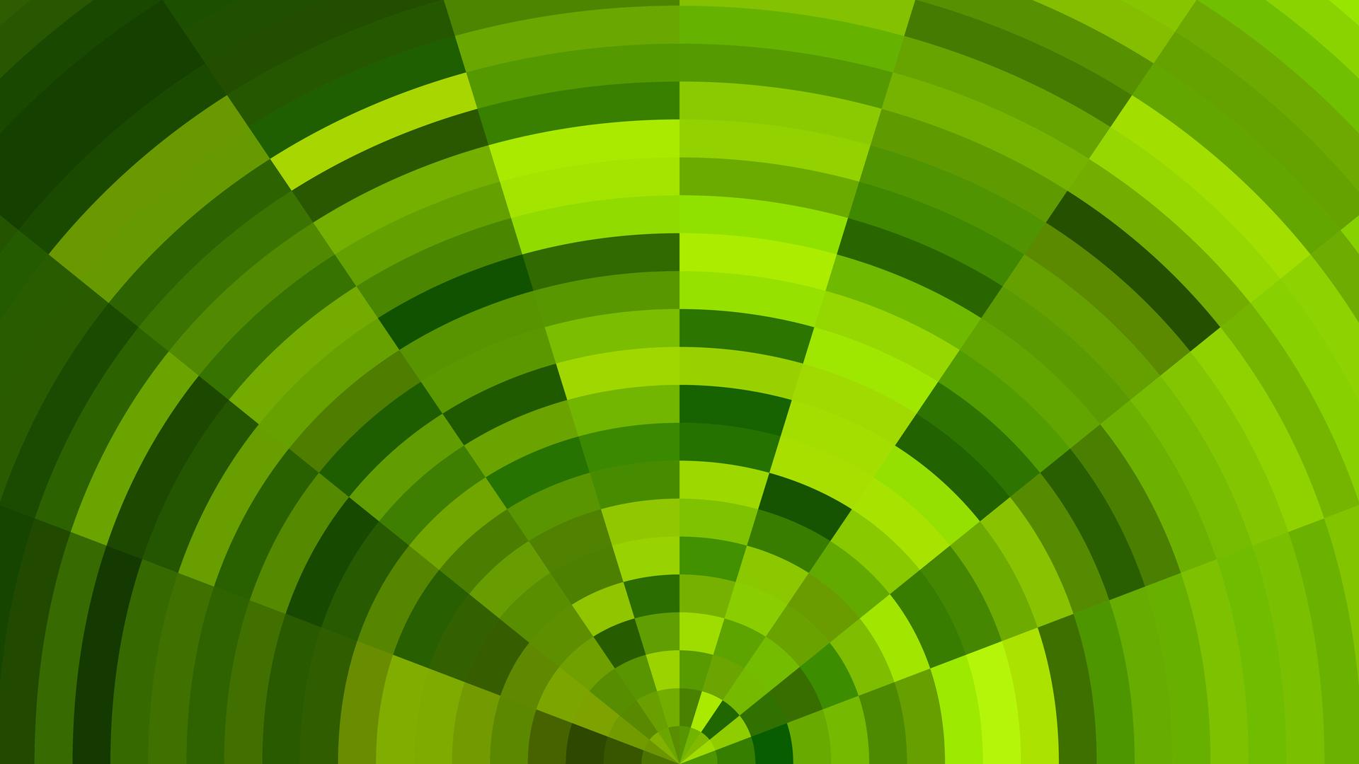 Green Geometric Pattern