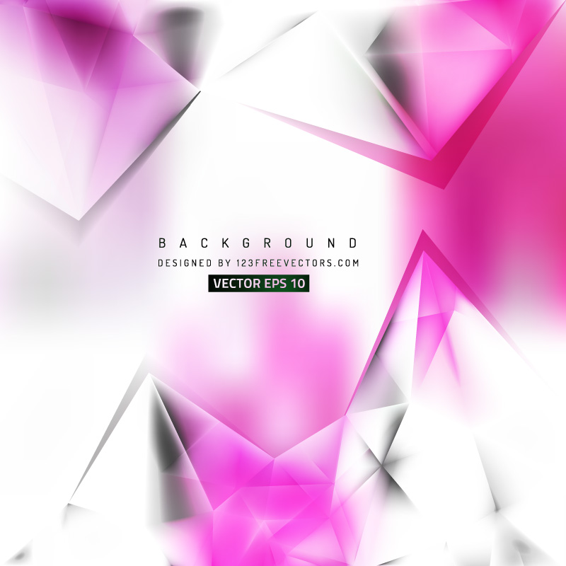 Abstract Light Purple Triangular Background Template