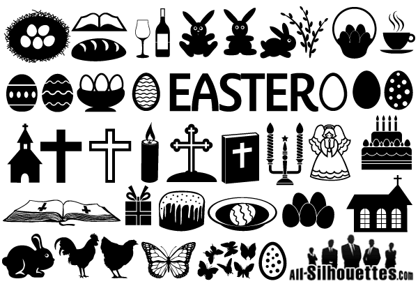 Free Easter Icons Vector