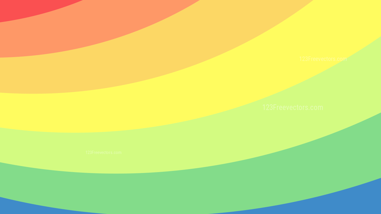 Colorful Curved Stripes Background