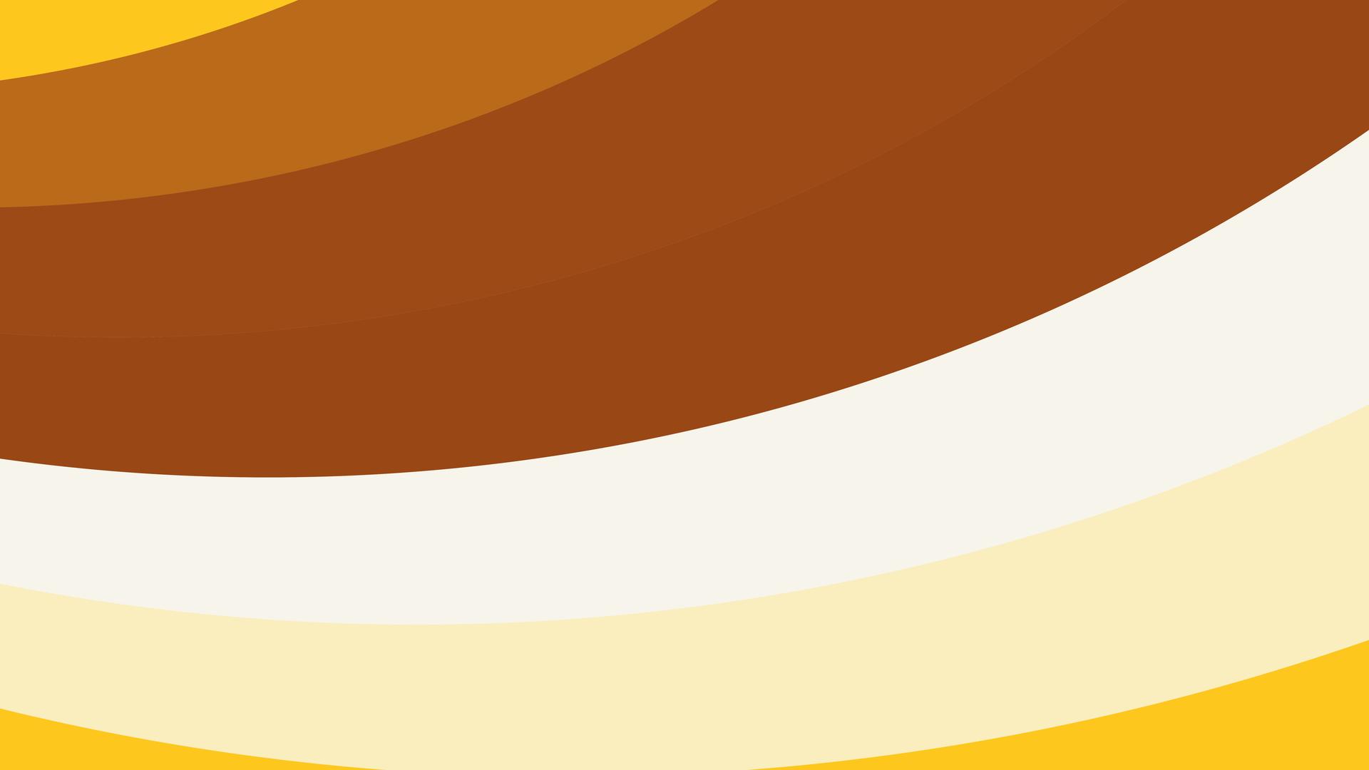 Orange and White Curved Stripes Background Vector Art