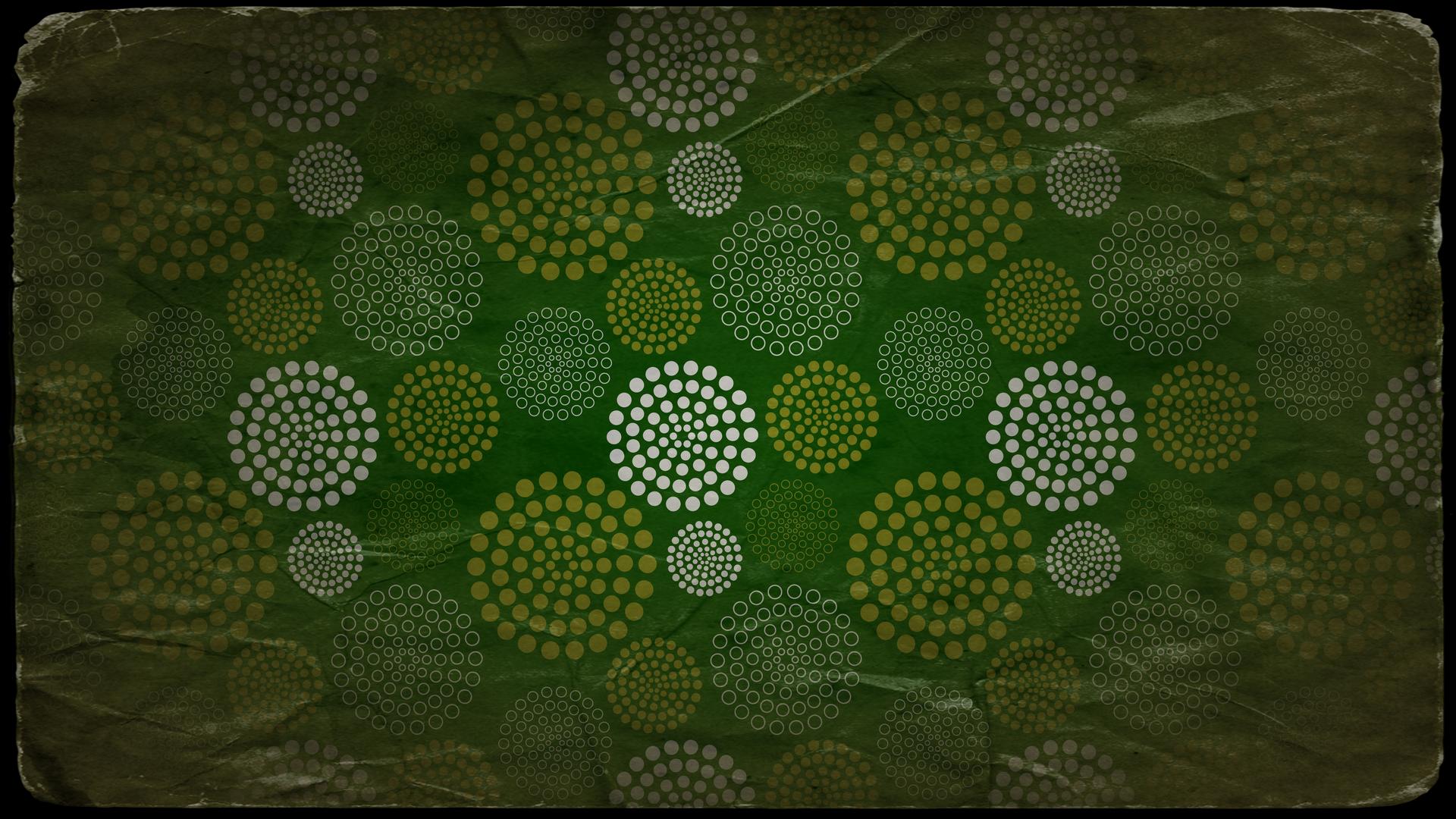 Abstract Dotted Circle Pattern
