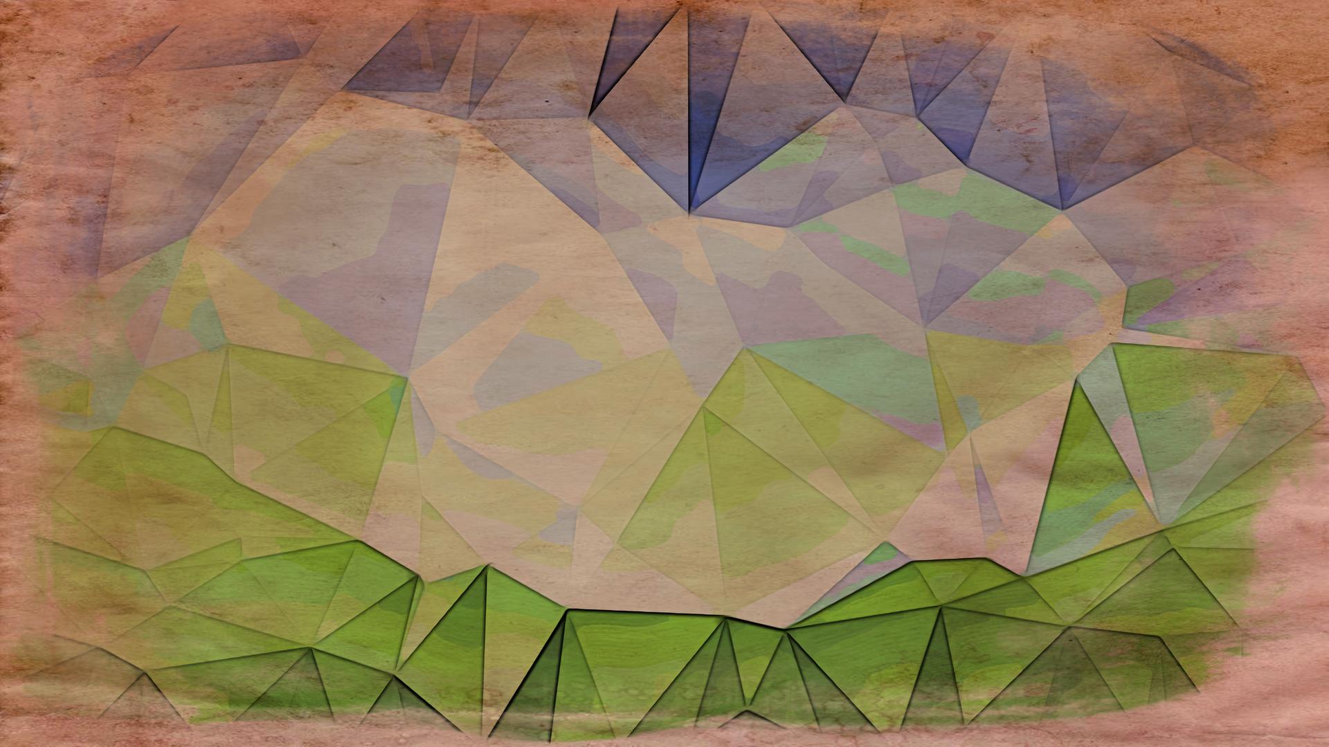 Geometric Abstract Landscape