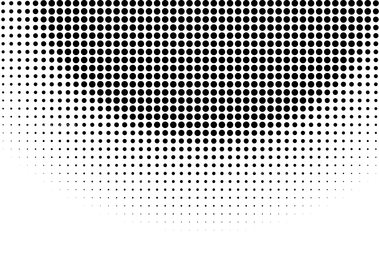 Black and White Dot Background Graphic