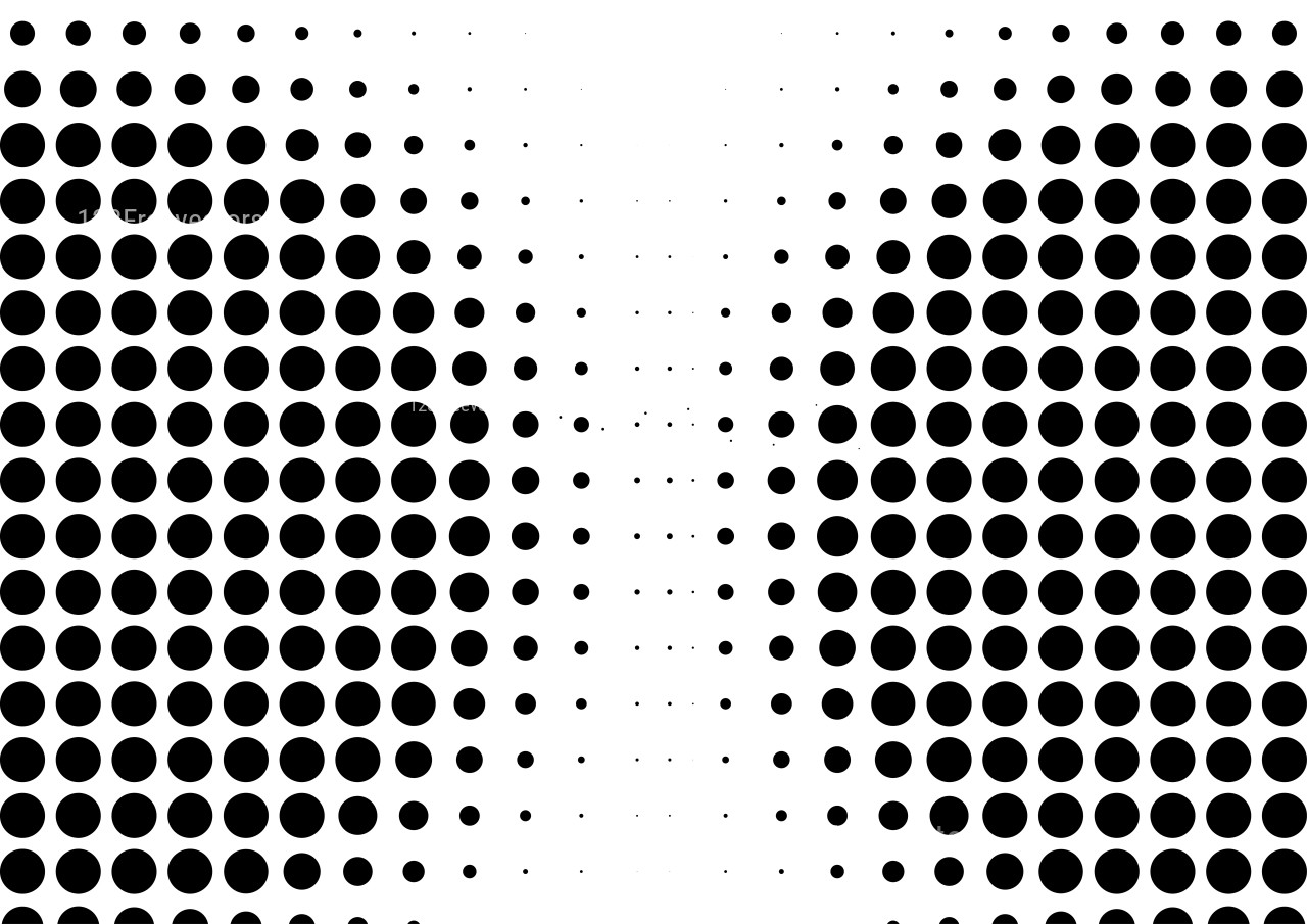 Black and White Dots Background Design