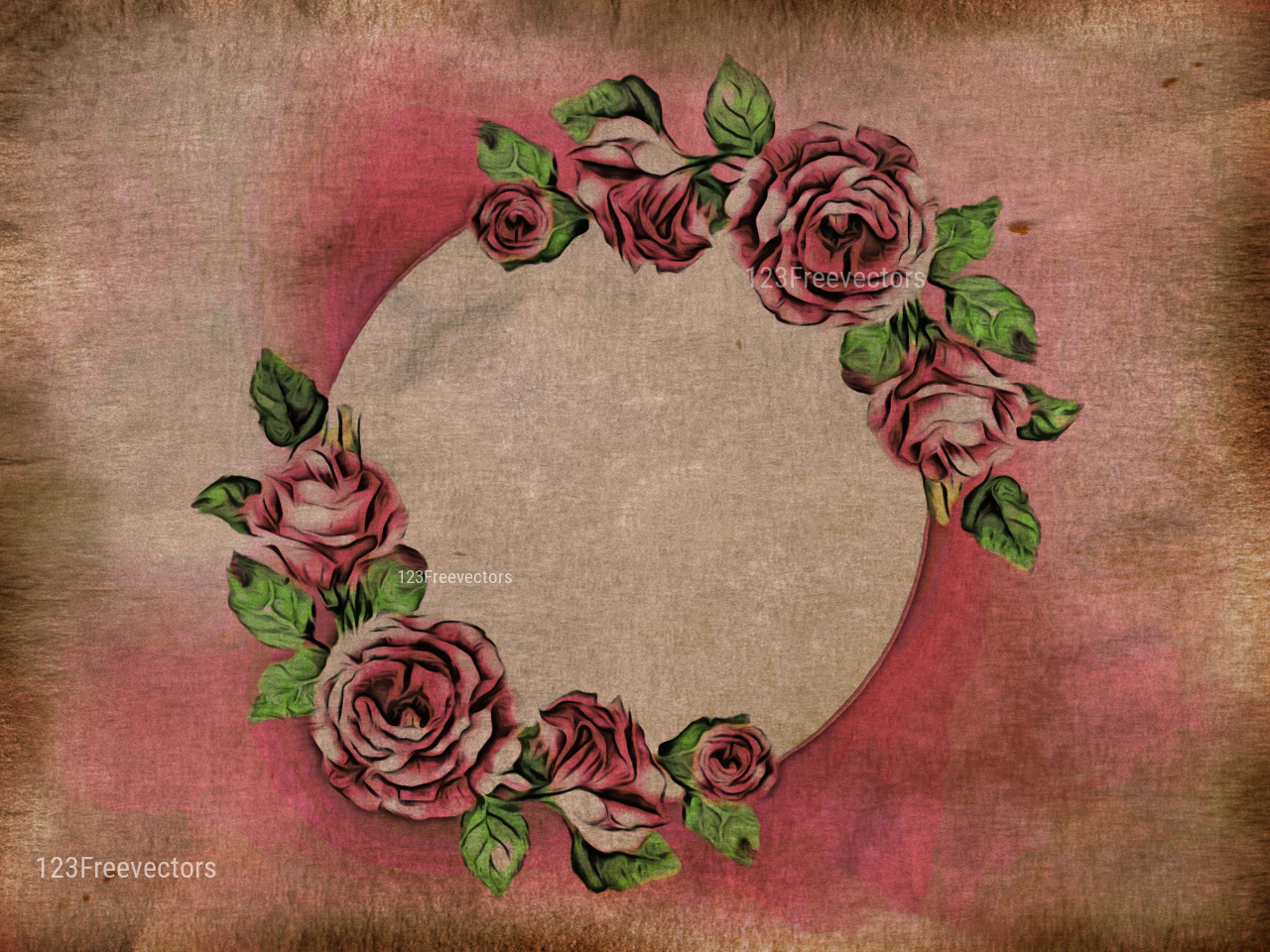 Floral Greeting Card Background Design