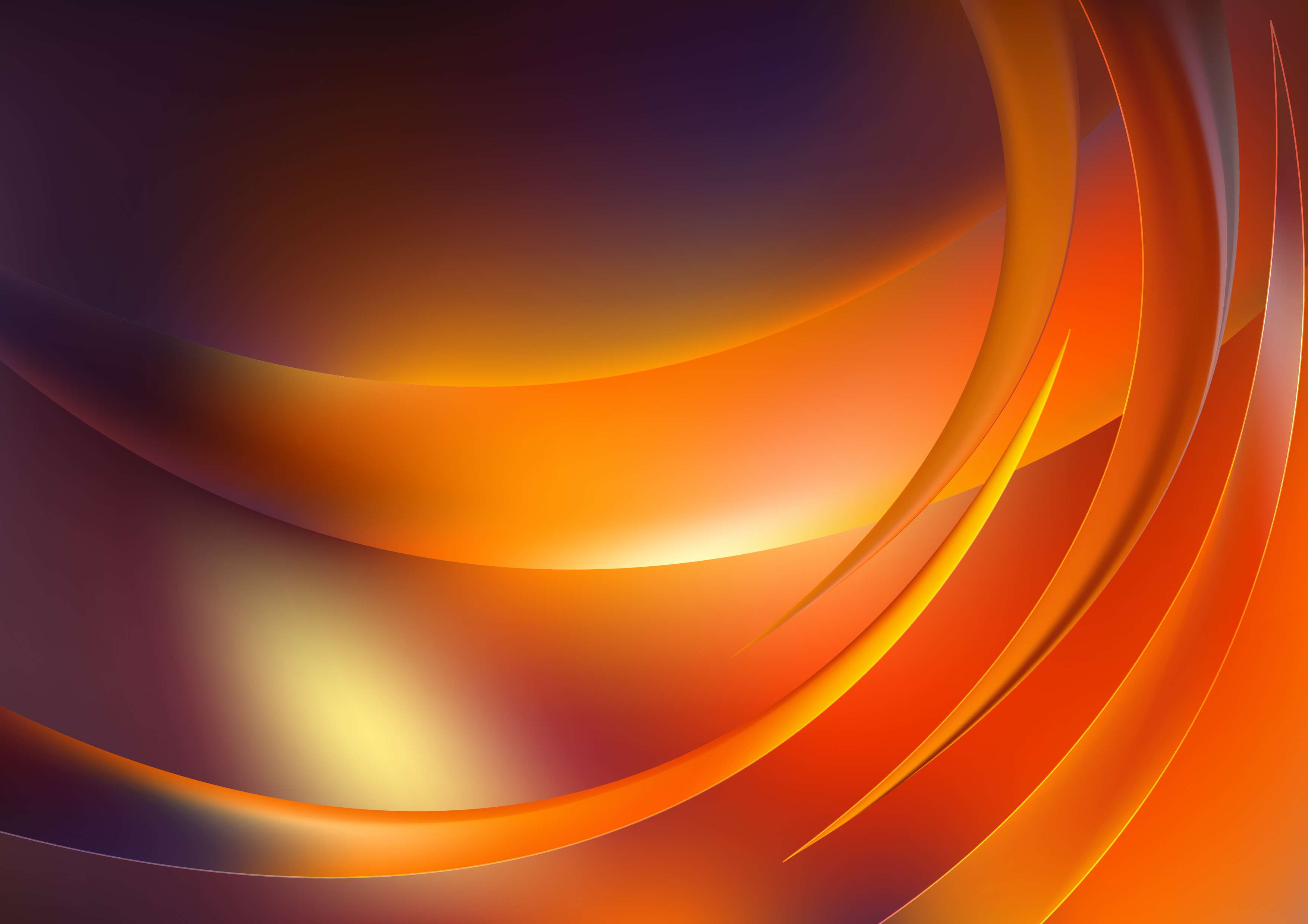 Free Shiny Abstract Dark Orange Background Vector Image