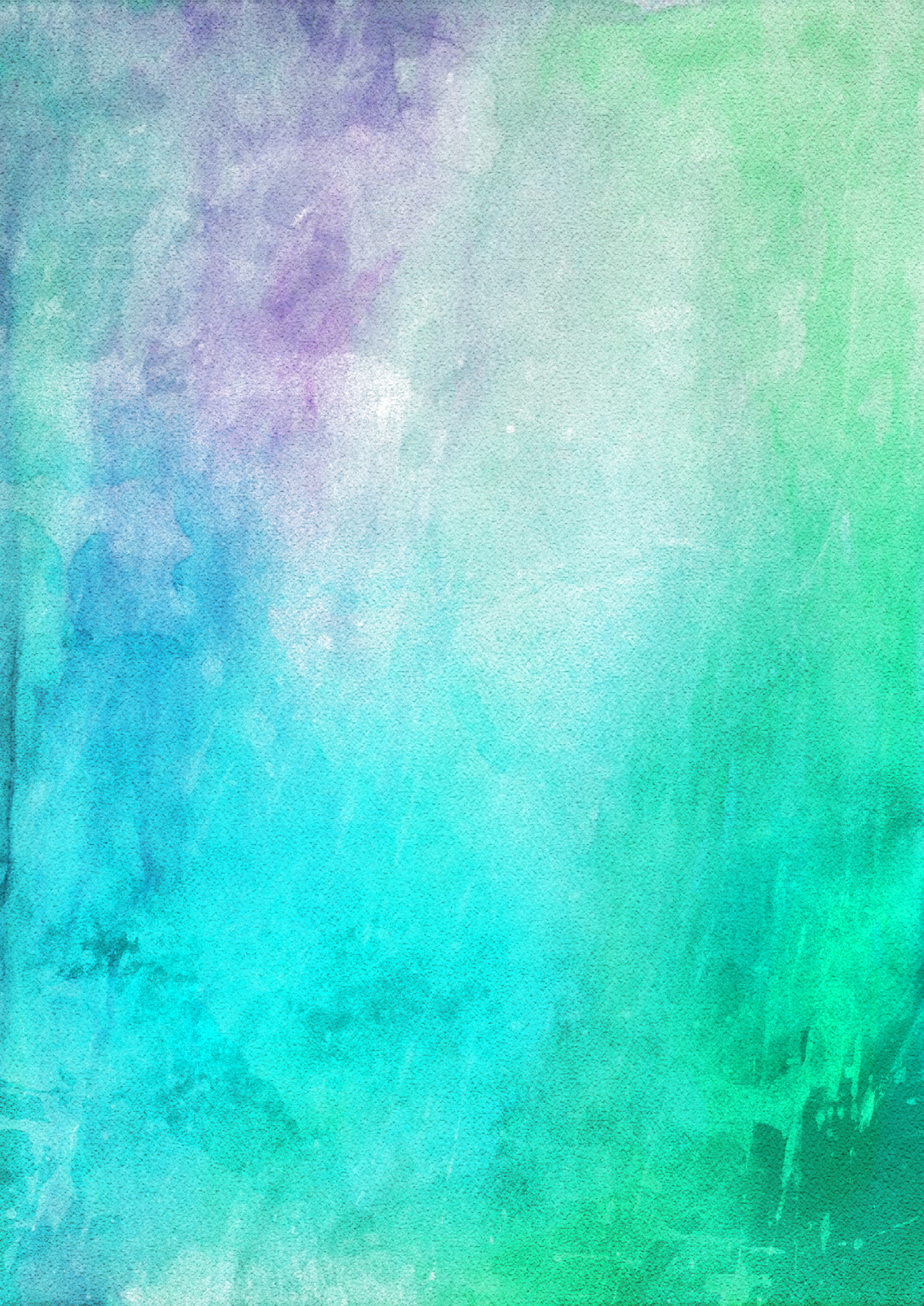 Free Blue and Green Watercolor Background Texture