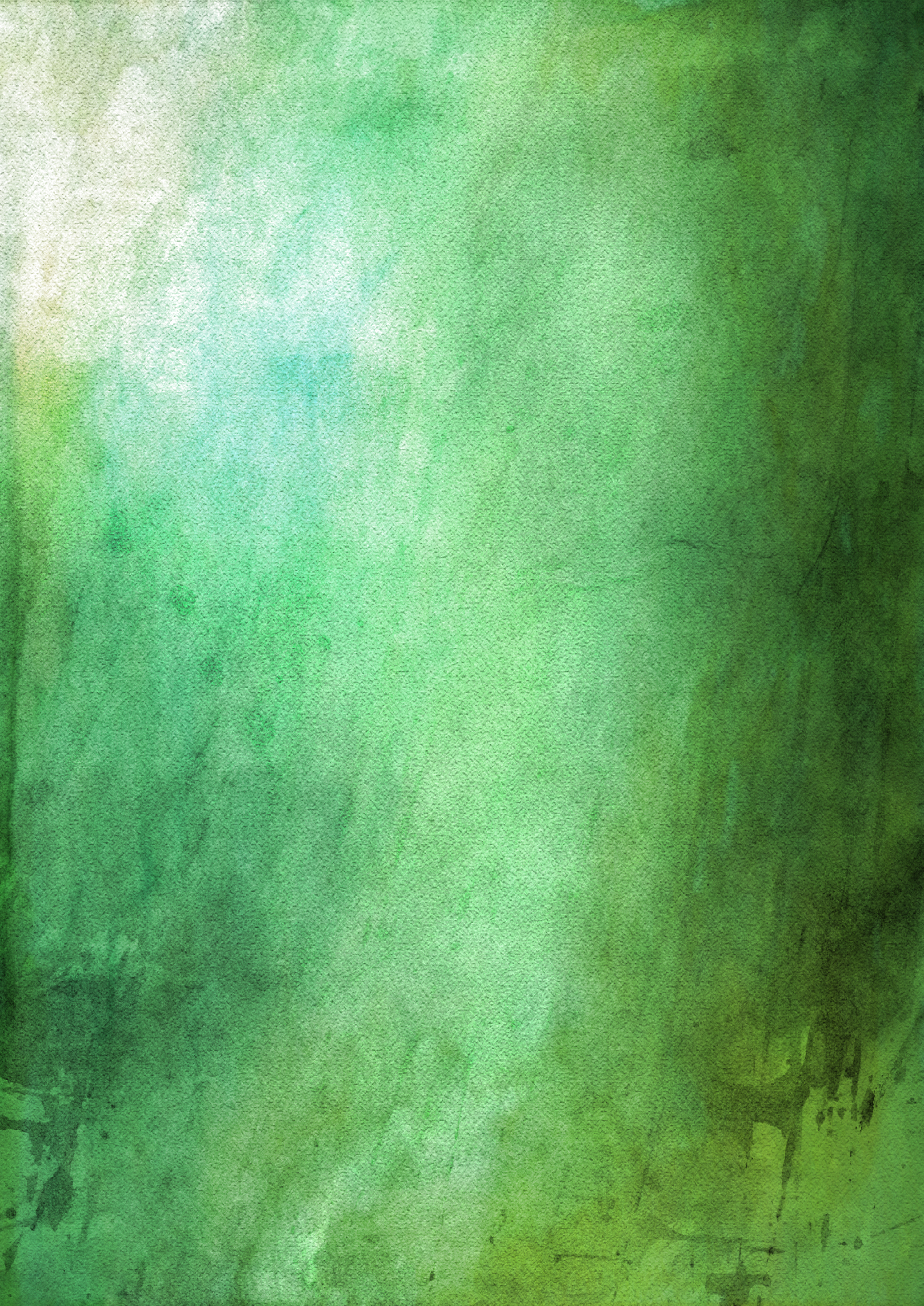 Free Green Watercolor Texture Background