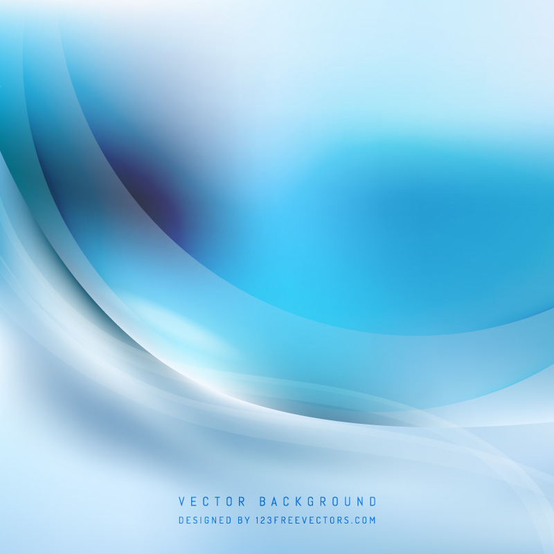 Abstract Light Blue Wave Background