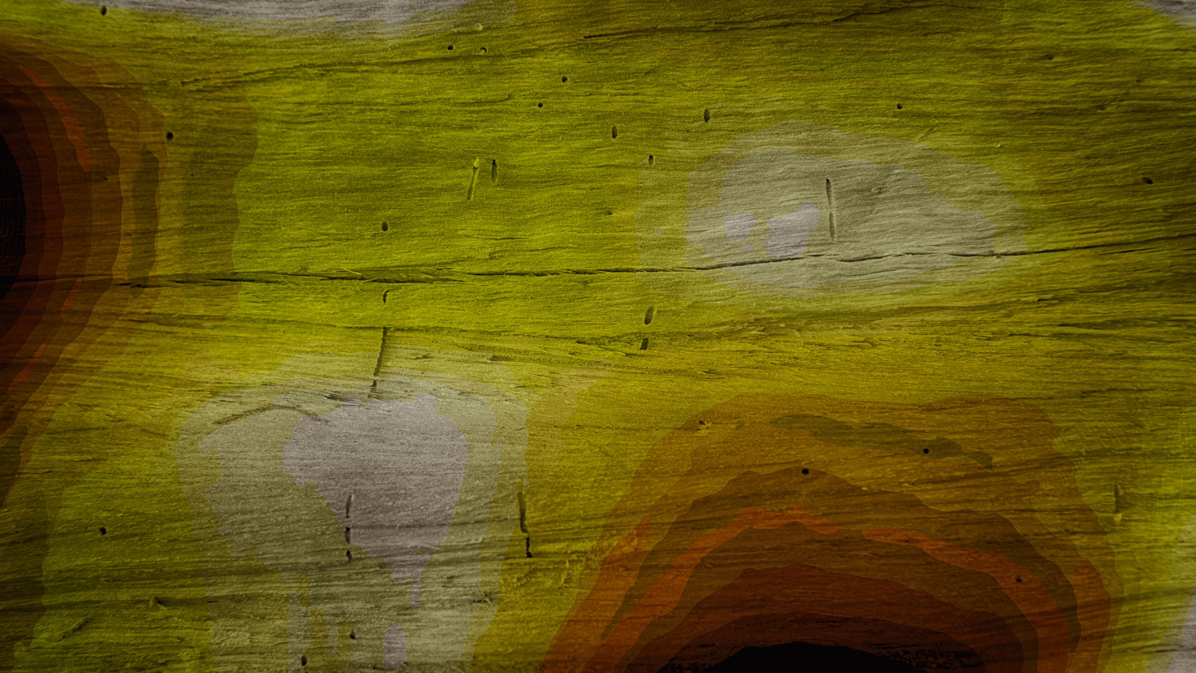 Brown and Green Wooden Background