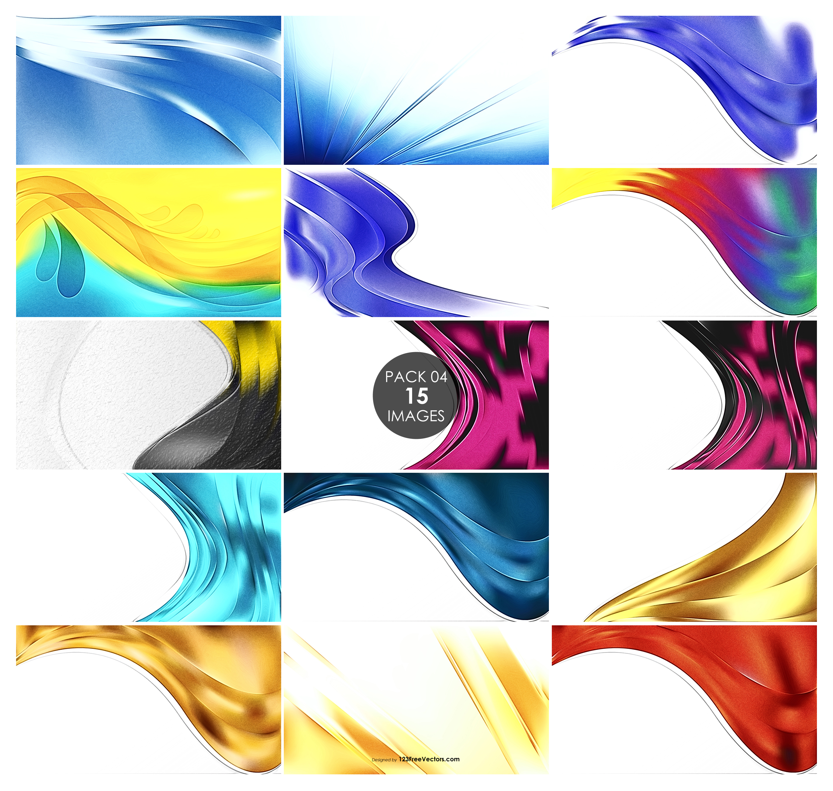 Abstract Wavy Backgrounds