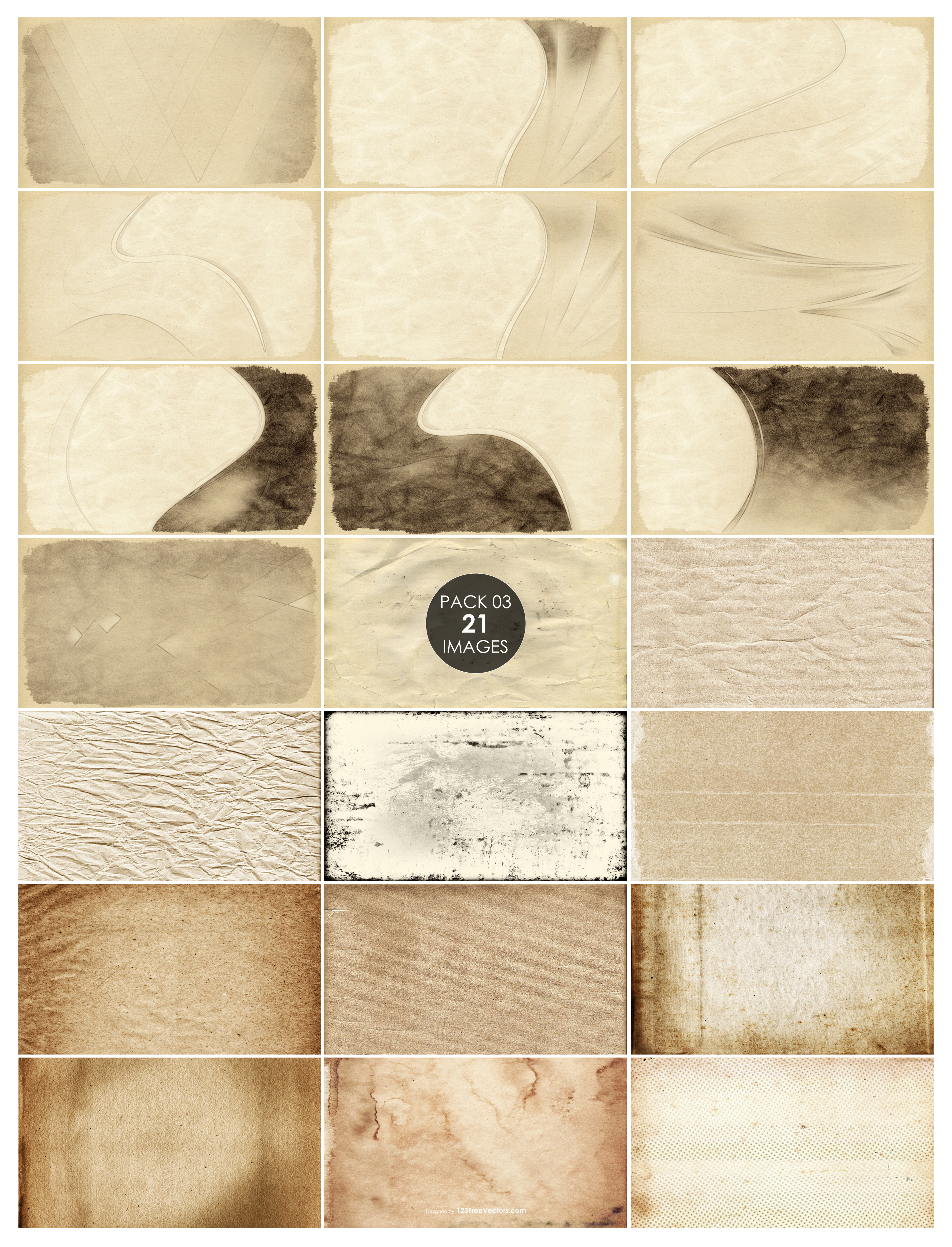 21 Vintage Paper Background Pack 03