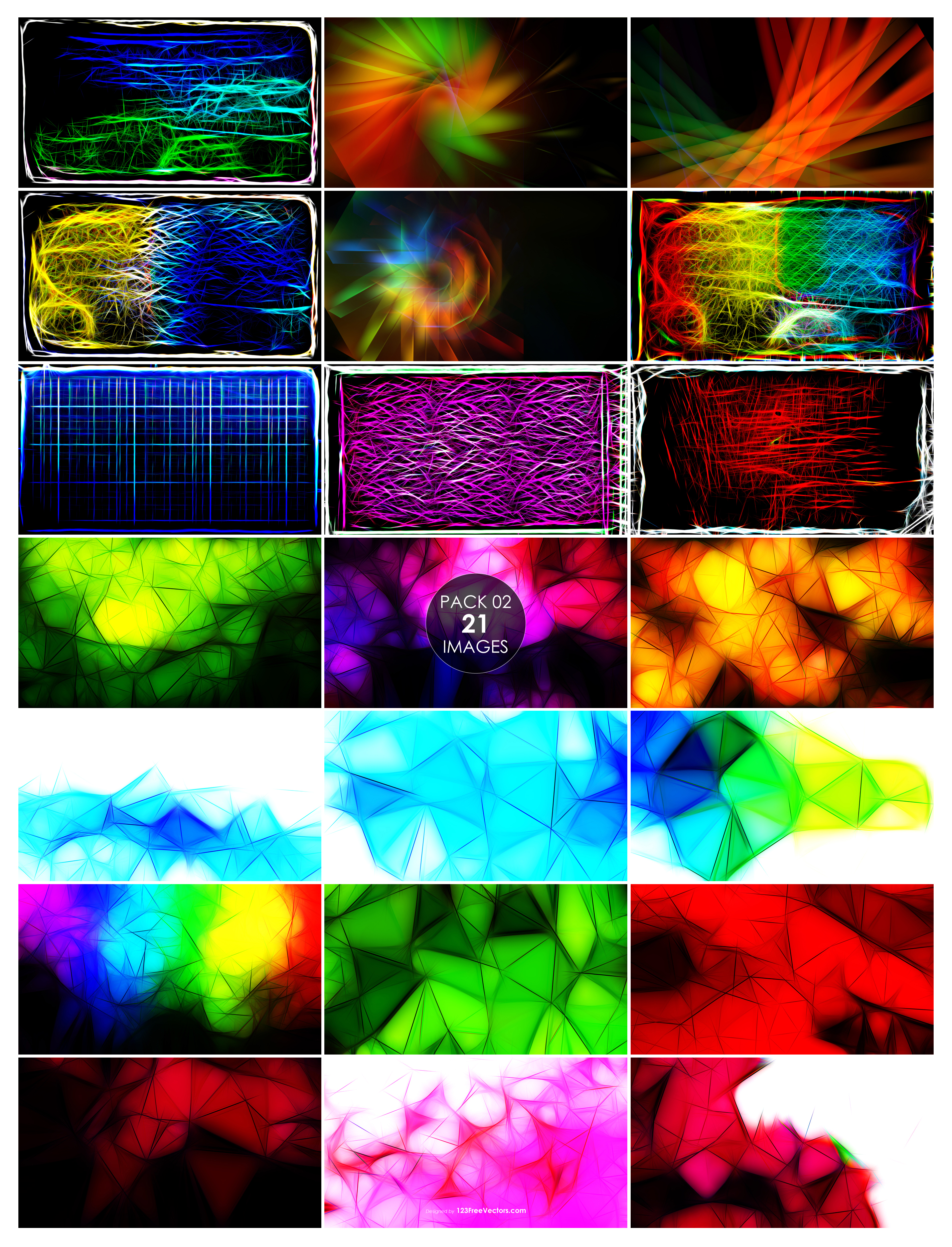 21 Fractal Background Pack 02
