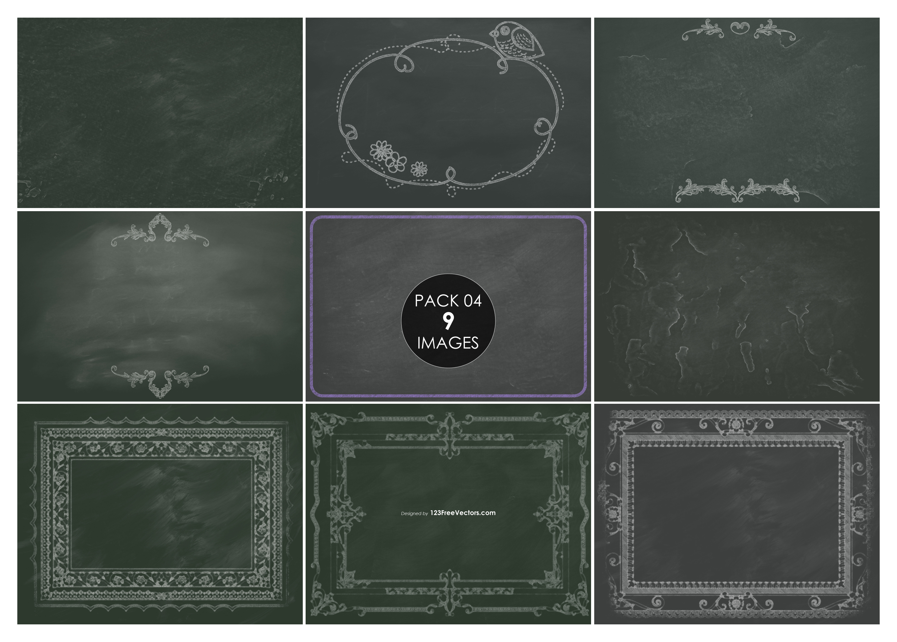 9 Blackboard Background Pack 04