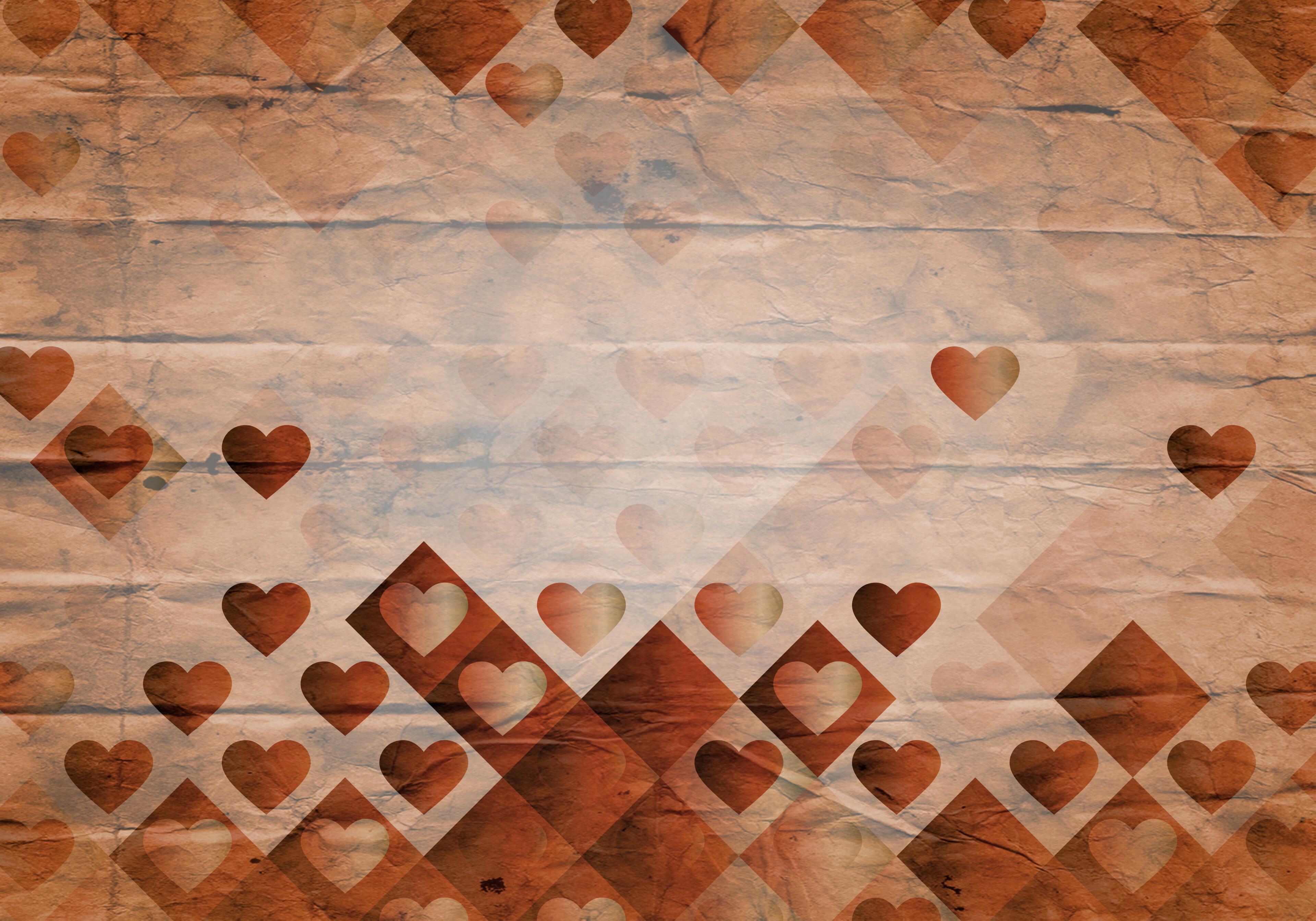 Heart and Diamond Pattern