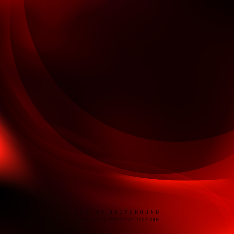 Abstract Dark Red Wave Background Template