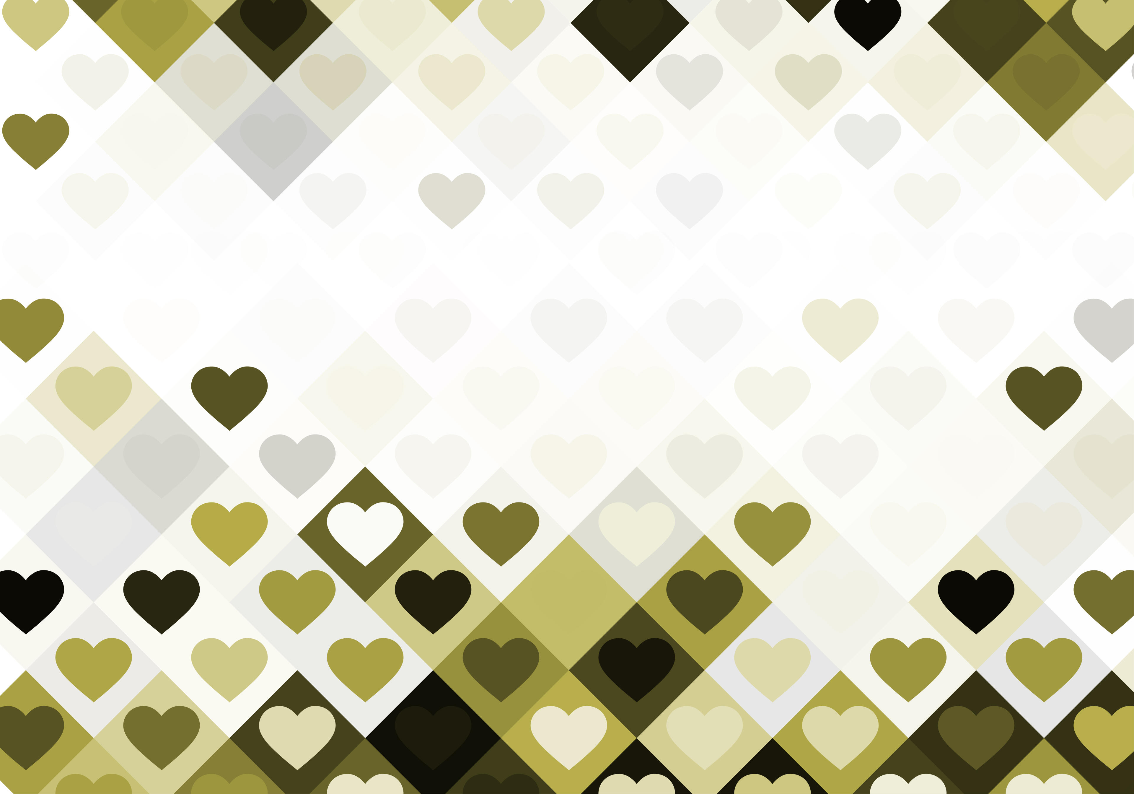Green and White Romantic Background Vector Art