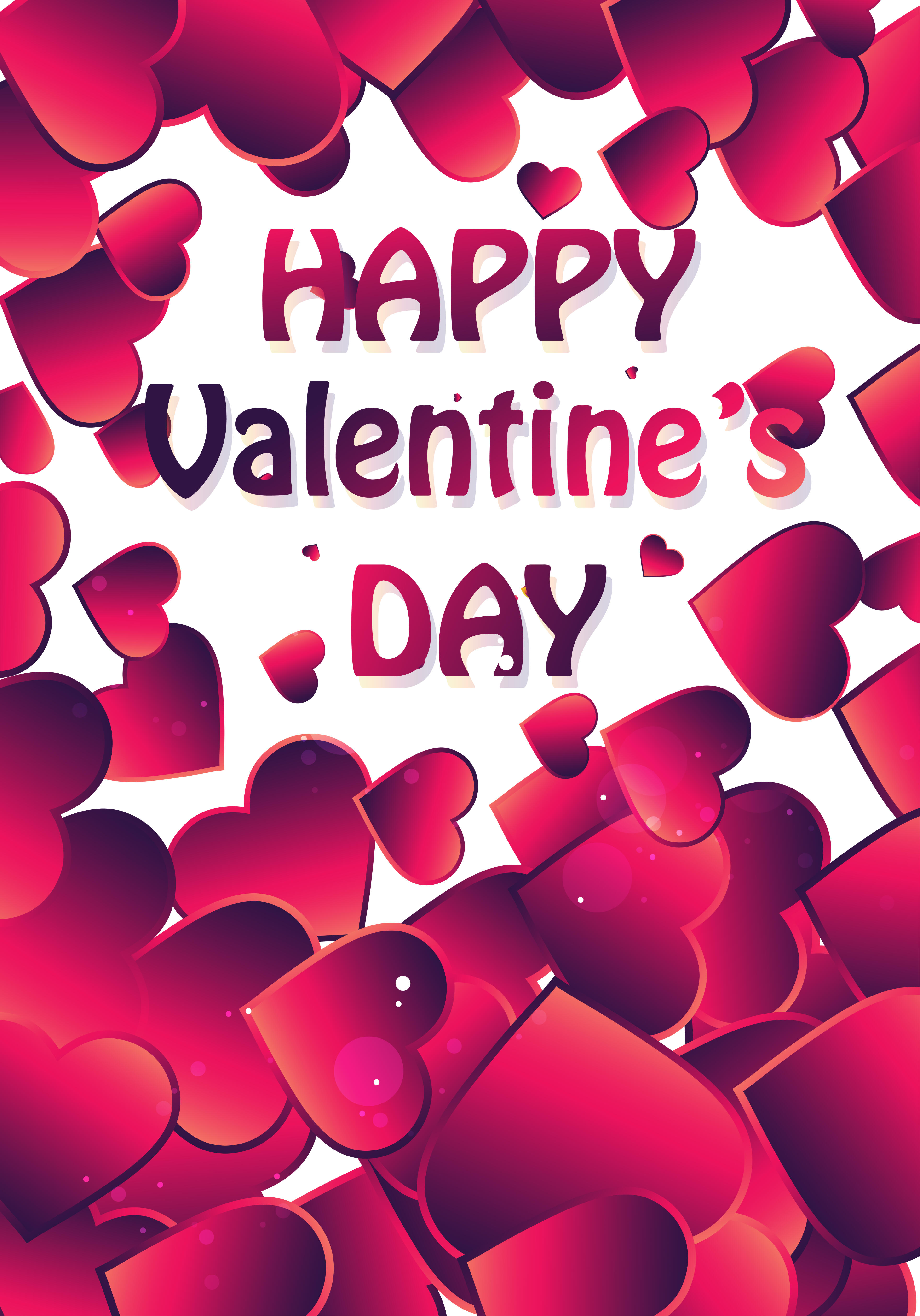 Pink and White Love Background Image