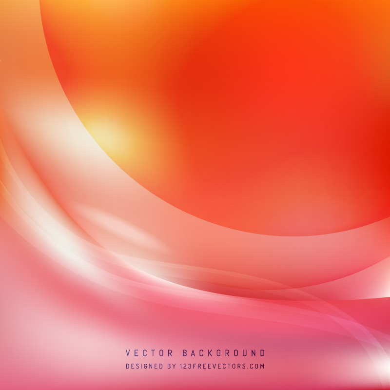 Abstract Light Red Wave Background Design