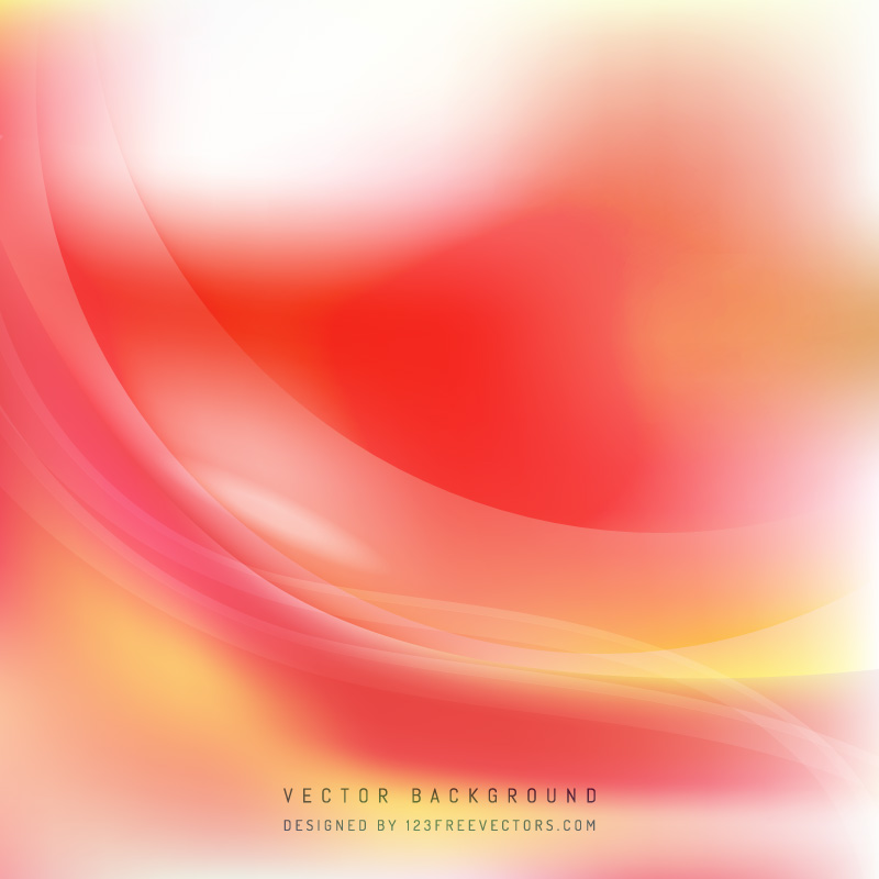 Abstract Light Red Wave Background Design