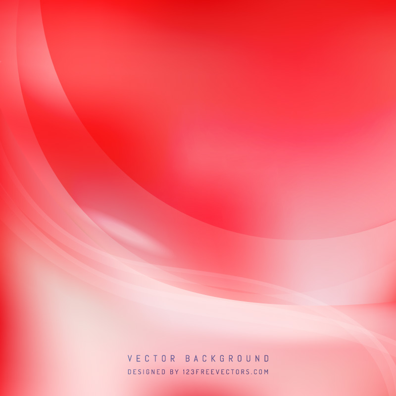 Abstract Light Red Wave Background Template