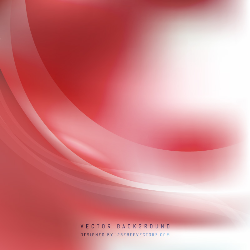 Abstract Light Red Wave Background