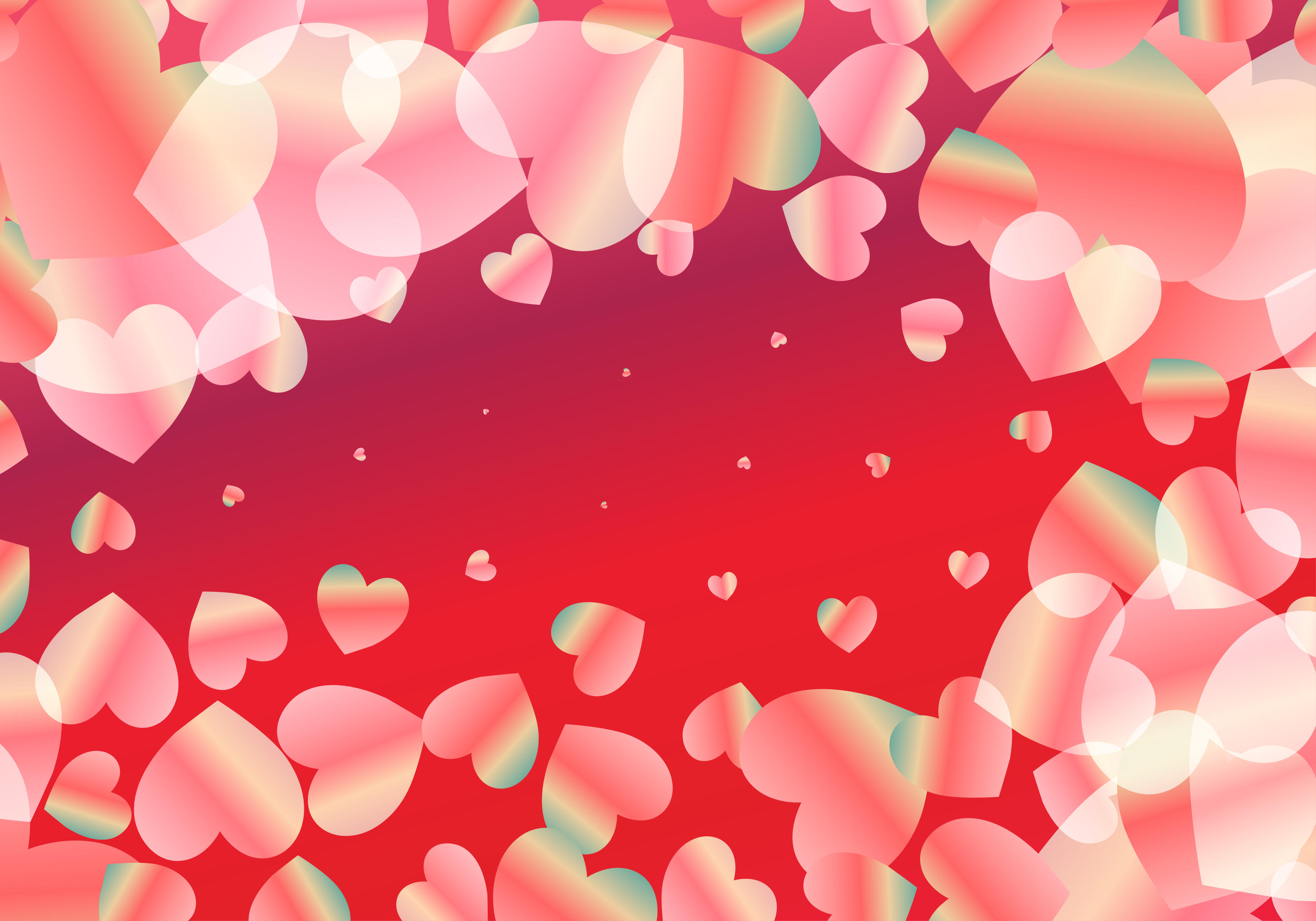 Floating Heart Background