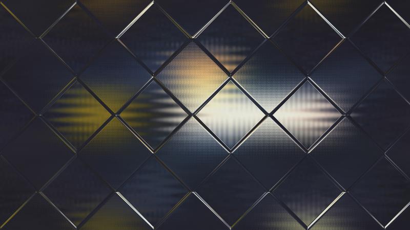 Geometric Diamond Pattern