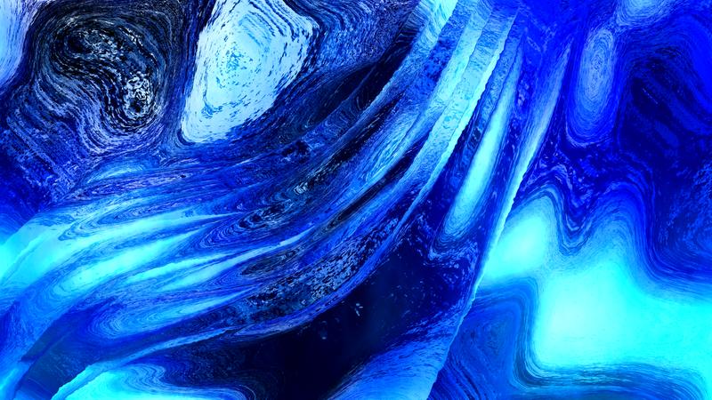 Blue Swirls Abstract