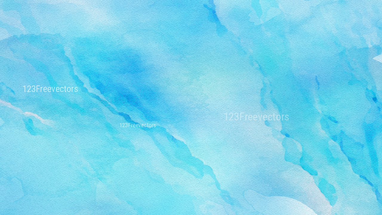 Light Blue Distressed Watercolour Background Image