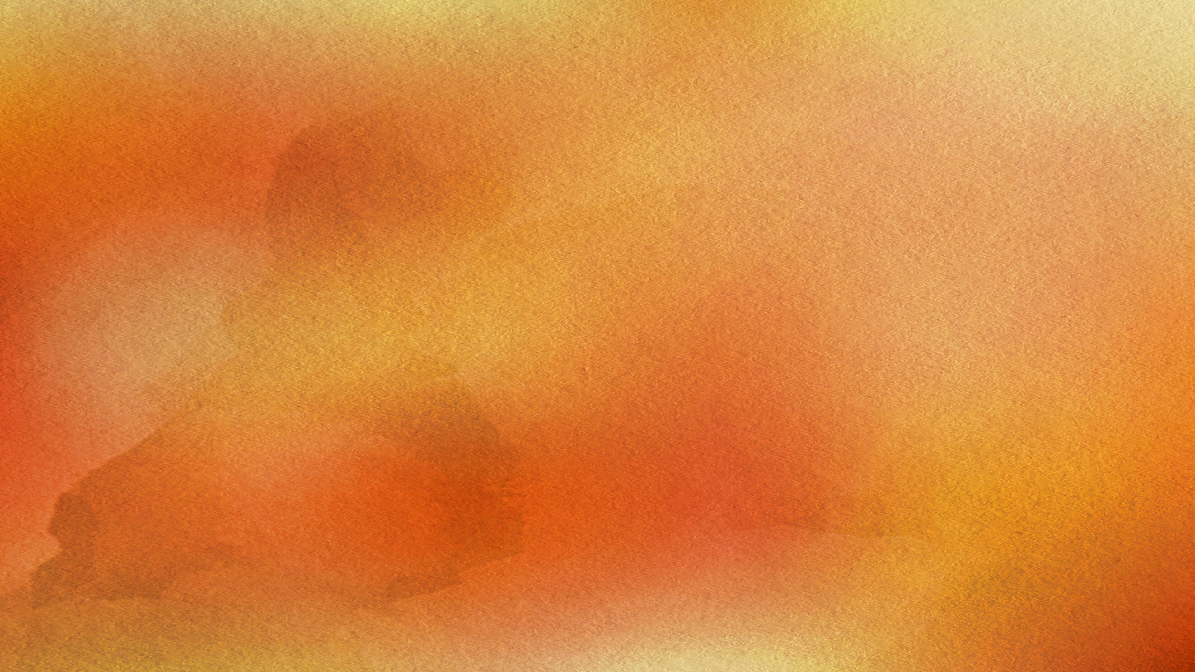 Orange Watercolor Texture Background