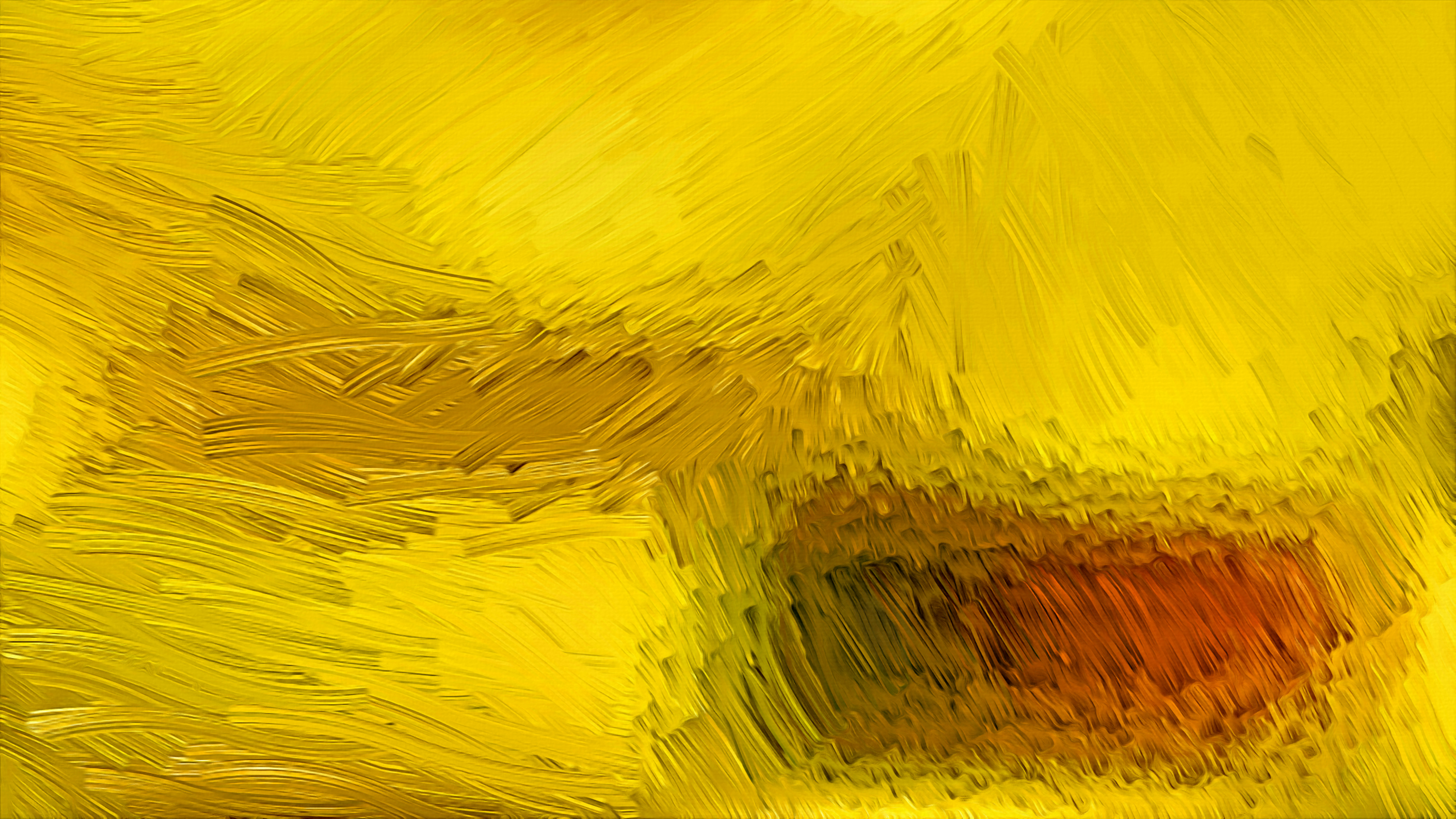 Free Dark Yellow Oil Painting Background
