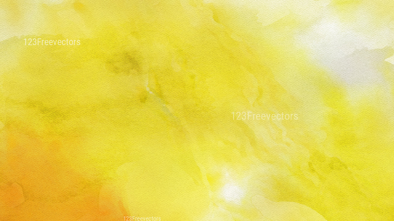 Yellow Watercolour Texture