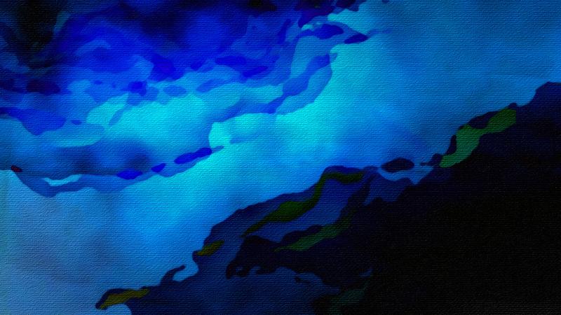 Abstract Blue Cloudscape
