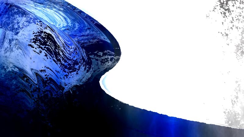 Blue Wave Abstract
