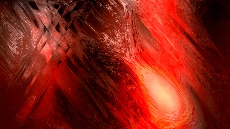 Abstract Red and Brown Swirls