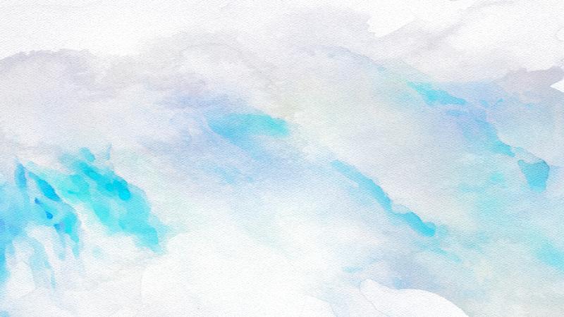 Blue and White Watercolor Background Design