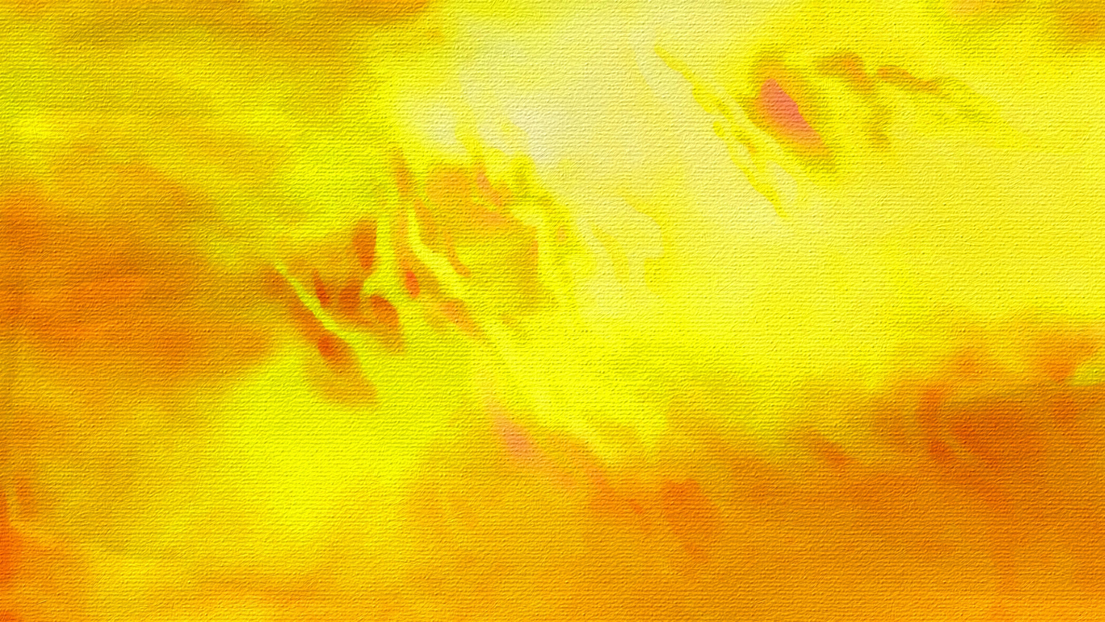 Orange and Yellow Watercolour Background Texture Image