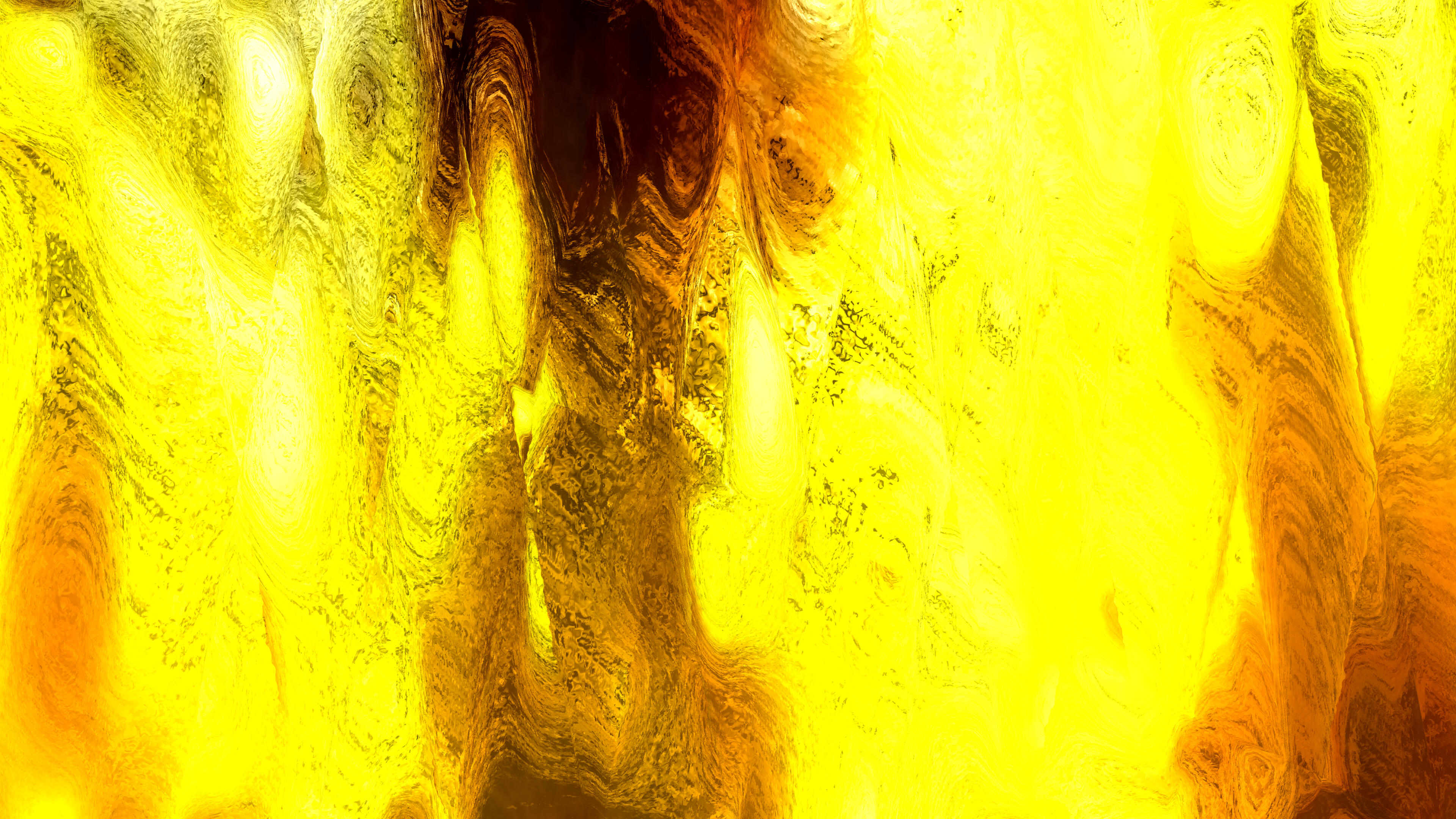 Swirling Golden Light