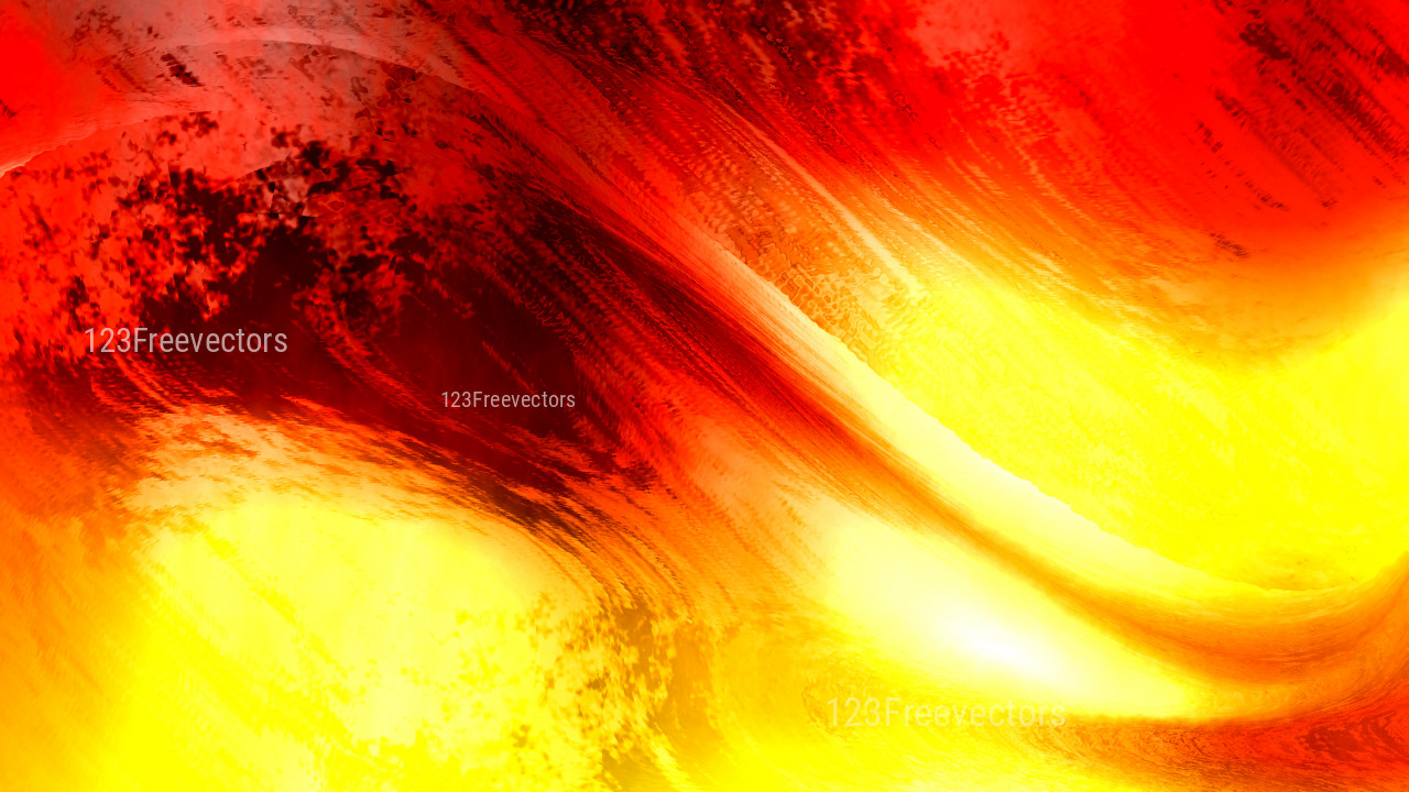 Abstract Red and Yellow Painted Background Image