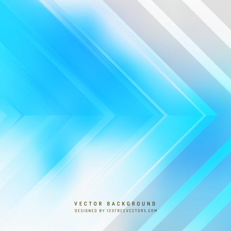 Light Blue Arrow Background Template