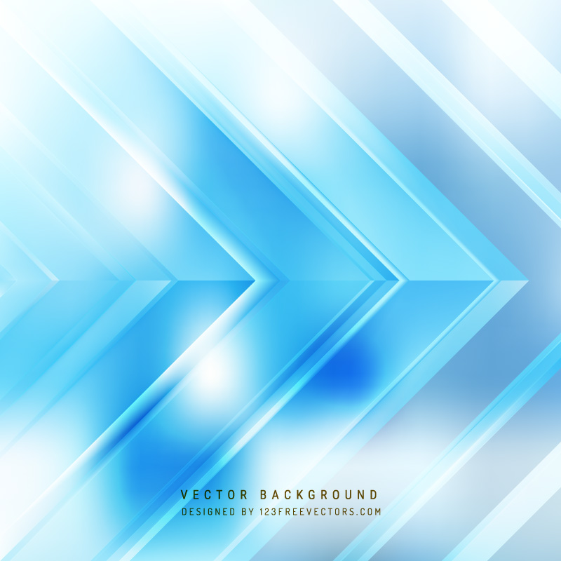 Light Blue Arrow Background Template