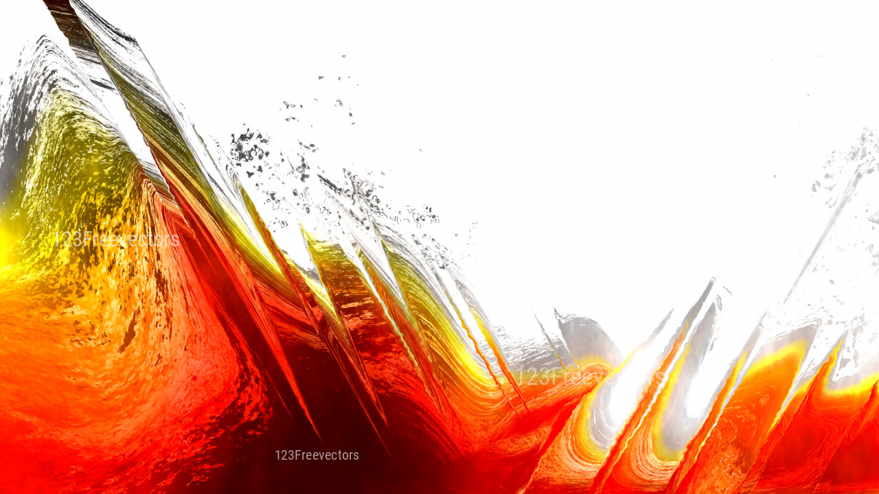 Abstract Red White and Yellow Painting Background